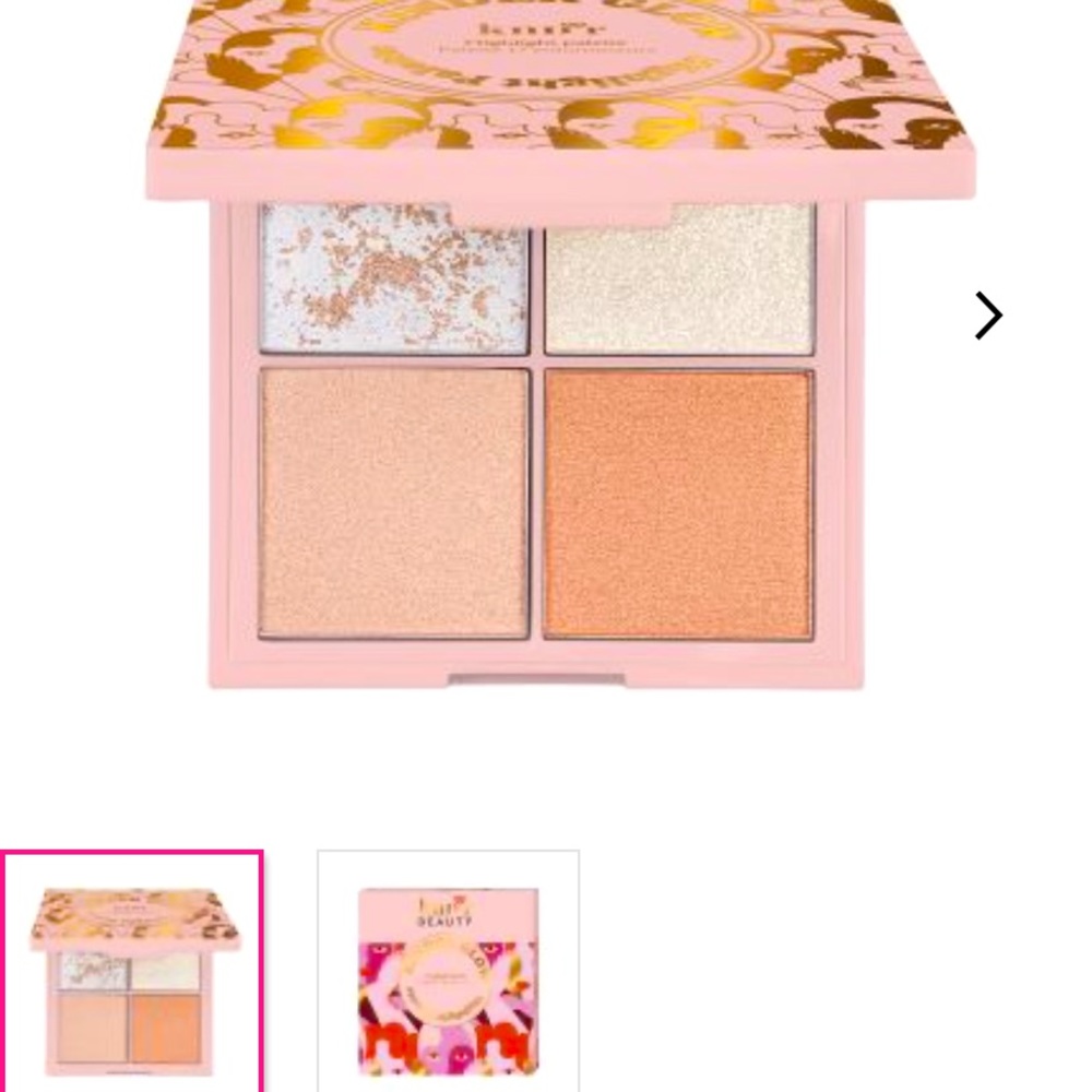 KINDR beauty Kinder glow highlighting palette new